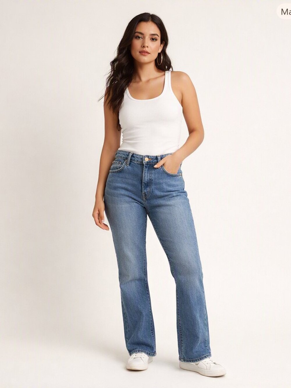 Levi's 515 Boot Cut Jeans Women's Size 8S 8 Short Medium Wash Mid Rise